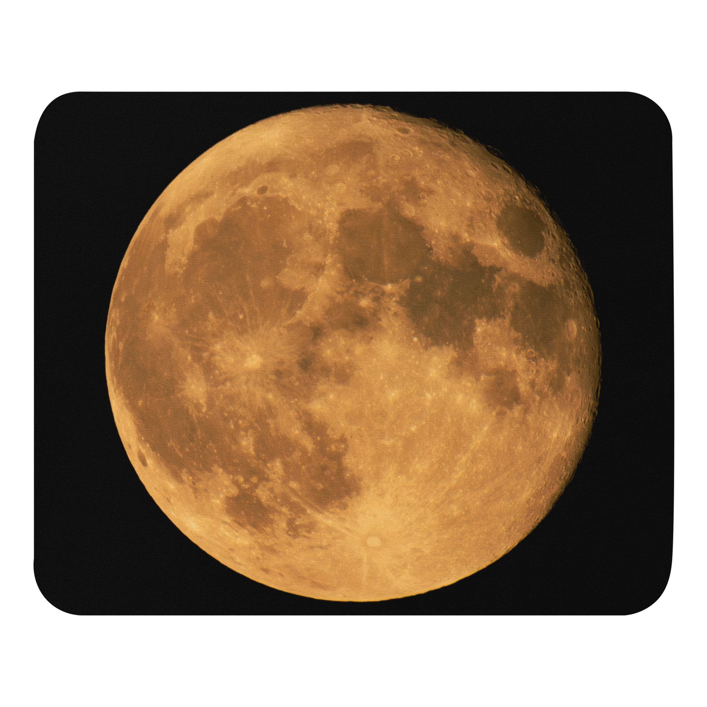 Premium Mouse Pad With Beautiful Autumn Moon Photograph – Perfect For Home, Bedroom, Office Stationary Desk Décor And A Great Seasonal Gift