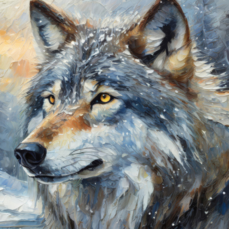 A WOLF IN WINTER