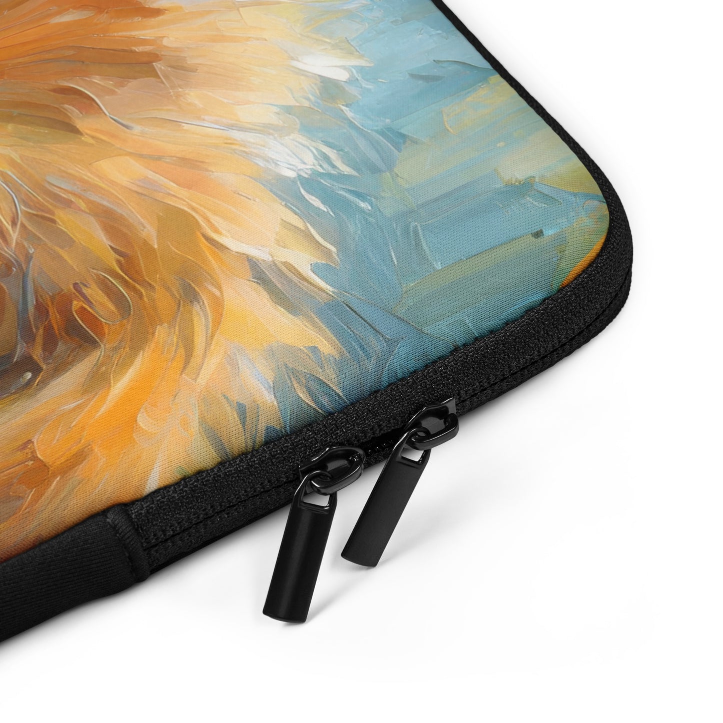 Adorable Kitten And Puppy Cuddle Laptop Sleeve – Cute And Protective Tech Accessory - A Perfect Gift For Pet Lovers!