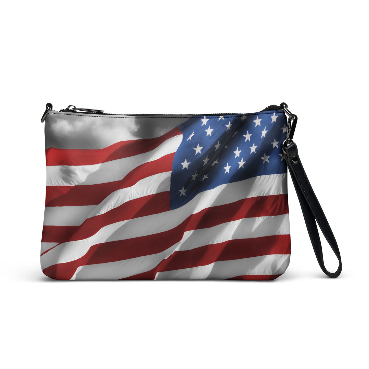 Old Glory American Flag Crossbody Bag - Fun Stylish Color Splash Effect, Patriotic Gift, Perfect For Fourth Of July And American Holidays