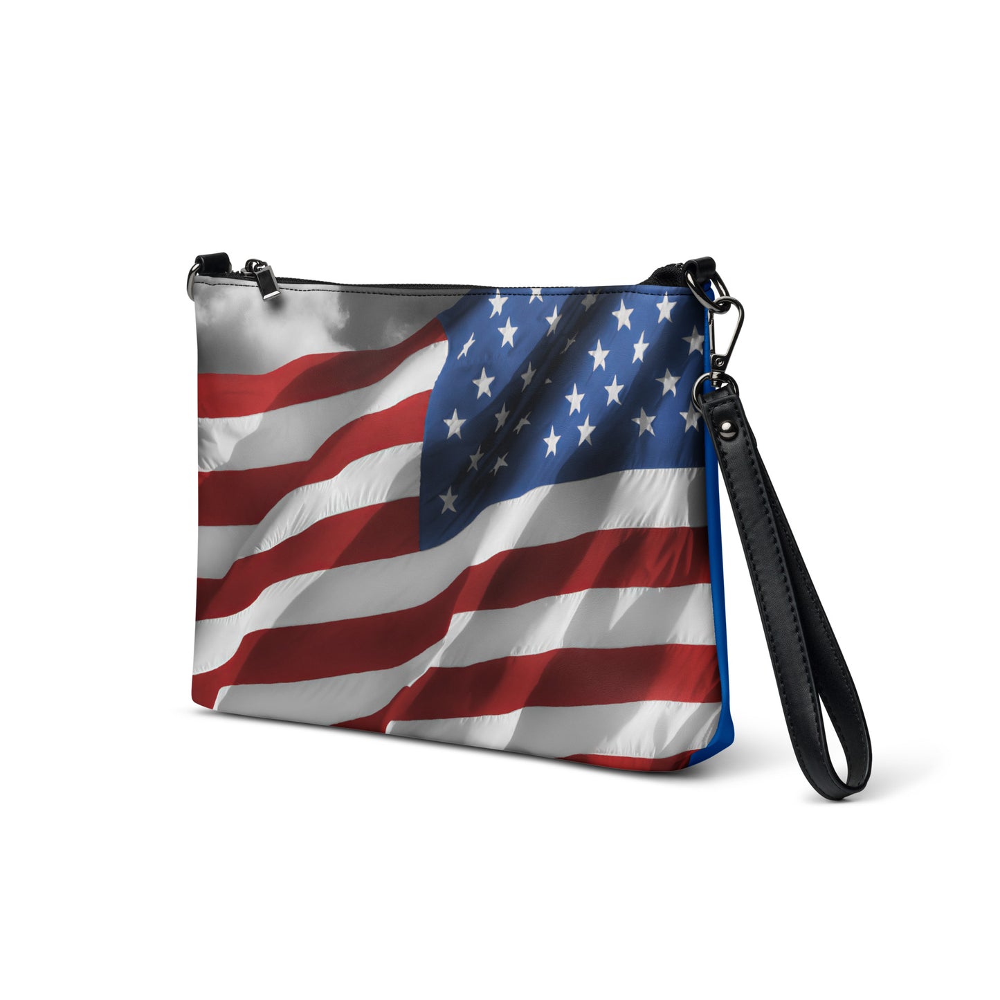 Old Glory American Flag Crossbody Bag - Fun Stylish Color Splash Effect, Patriotic Gift, Perfect For Fourth Of July And American Holidays