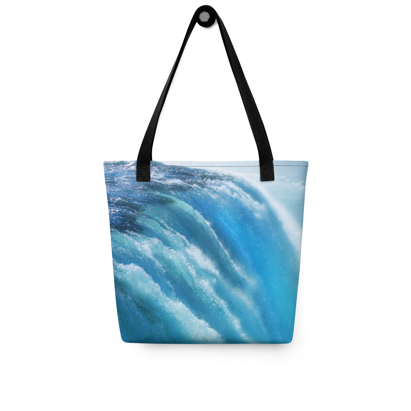 Beautiful Niagara Falls Tote Bag - Vibrant Blue Shades, Sharp Detail - Stunning Photography - Perfect Gift for Nature And Travel Lovers