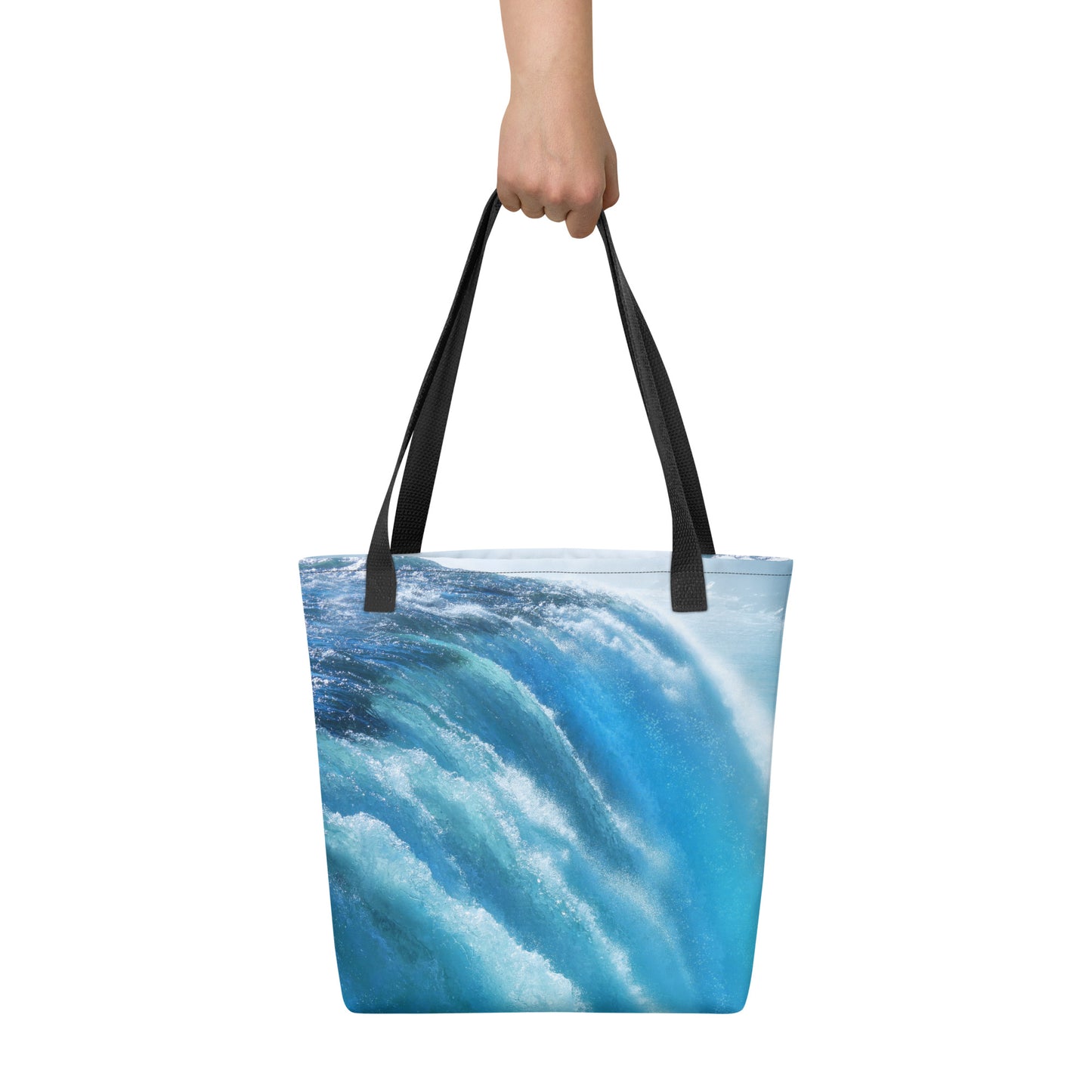 Beautiful Niagara Falls Tote Bag - Vibrant Blue Shades, Sharp Detail - Stunning Photography - Perfect Gift for Nature And Travel Lovers