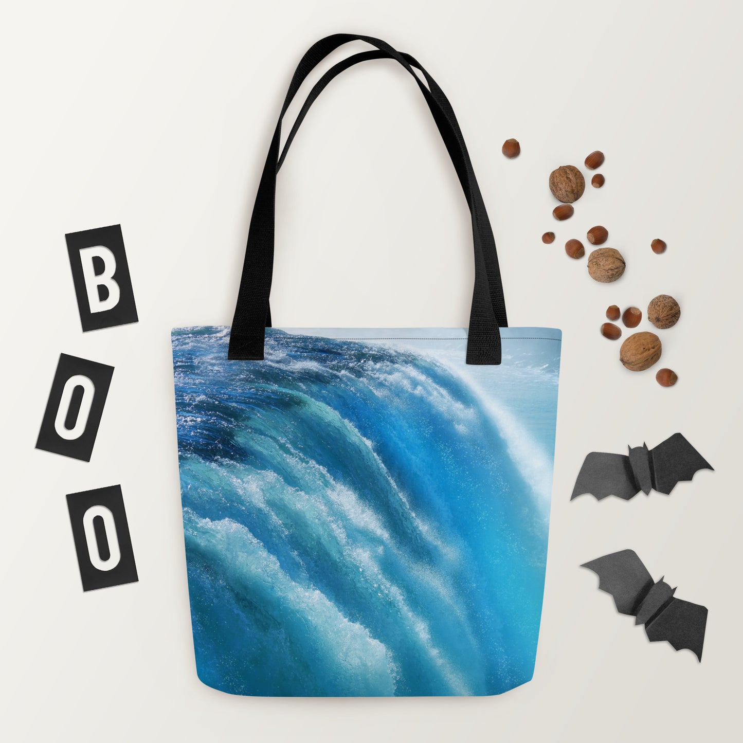 Beautiful Niagara Falls Tote Bag - Vibrant Blue Shades, Sharp Detail - Stunning Photography - Perfect Gift for Nature And Travel Lovers