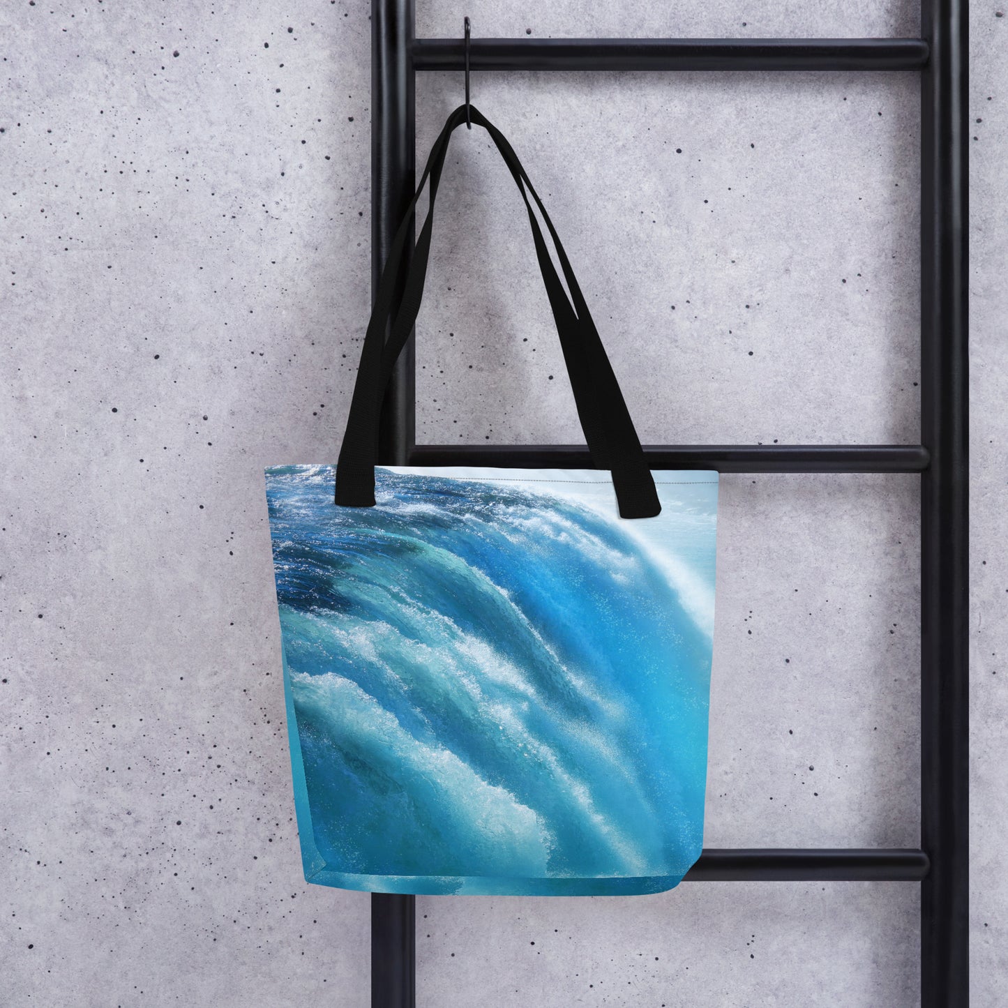 Beautiful Niagara Falls Tote Bag - Vibrant Blue Shades, Sharp Detail - Stunning Photography - Perfect Gift for Nature And Travel Lovers
