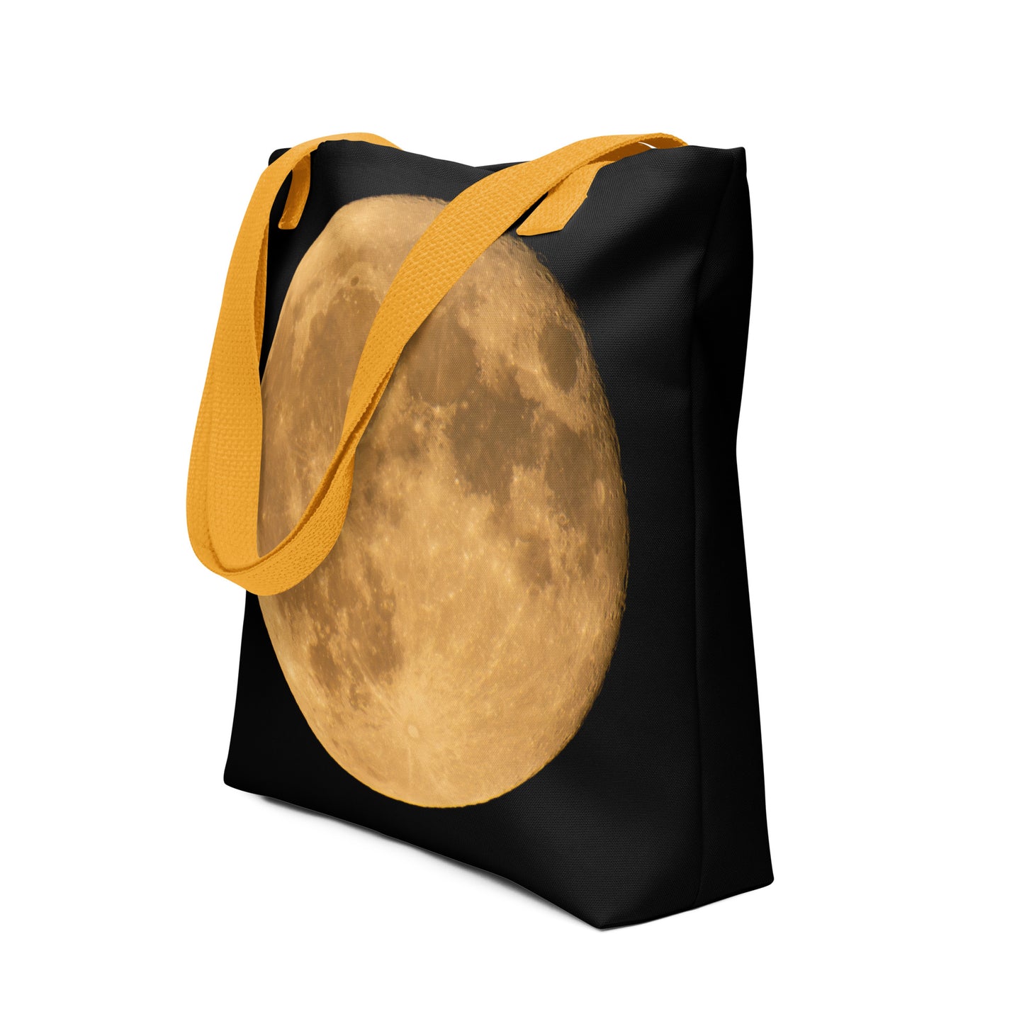 Premium Tote Bag With Stunning Autumn Moon Print – Perfect For Seasonal Gifts, Everyday Use, and Adding A Touch Of Elegance To Your Style
