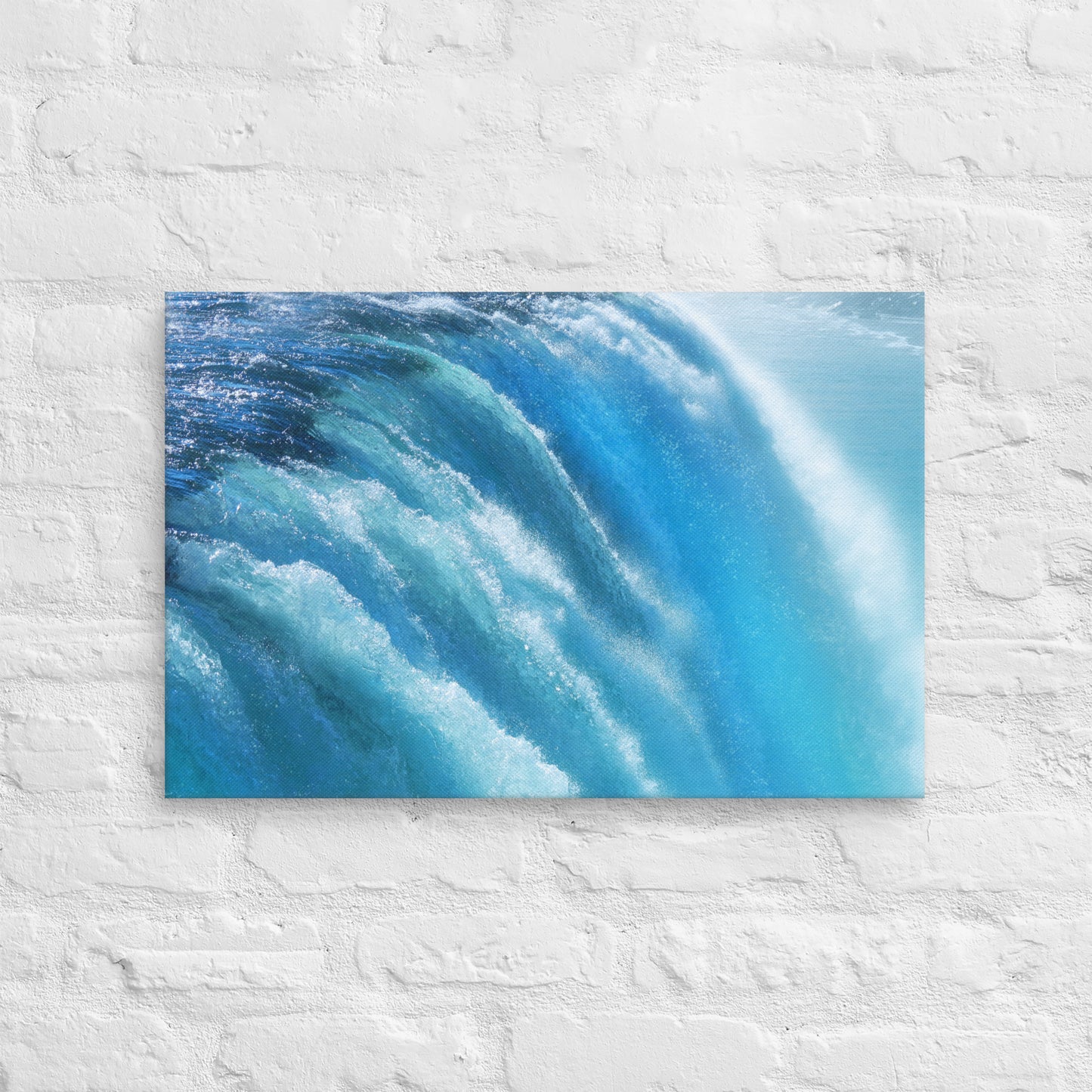 Vibrant Stunning Niagara Falls Photography Canvas - Perfect for Home, Bedroom, Office Decor & Stylish Gift For Nature And Travel Lovers