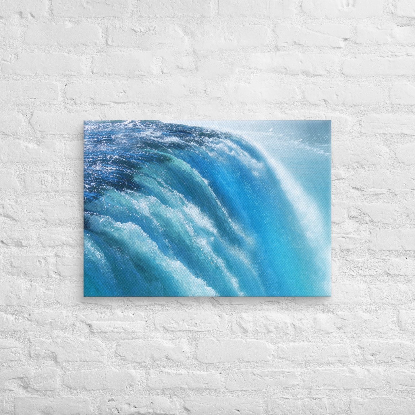 Vibrant Stunning Niagara Falls Photography Canvas - Perfect for Home, Bedroom, Office Decor & Stylish Gift For Nature And Travel Lovers