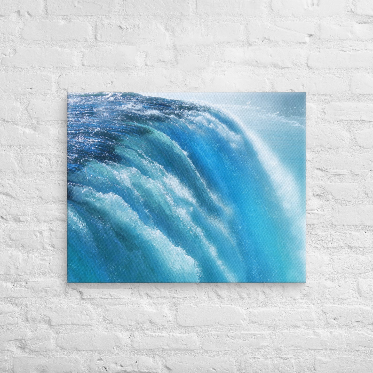 Vibrant Stunning Niagara Falls Photography Canvas - Perfect for Home, Bedroom, Office Decor & Stylish Gift For Nature And Travel Lovers