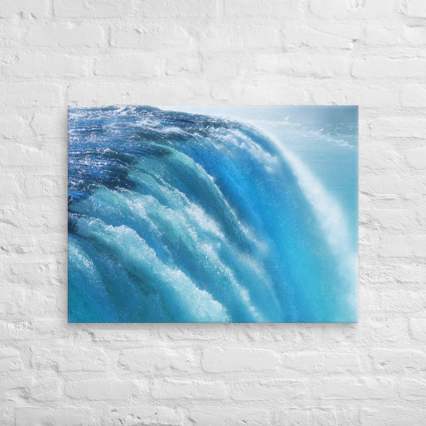 Vibrant Stunning Niagara Falls Photography Canvas - Perfect for Home, Bedroom, Office Decor & Stylish Gift For Nature And Travel Lovers