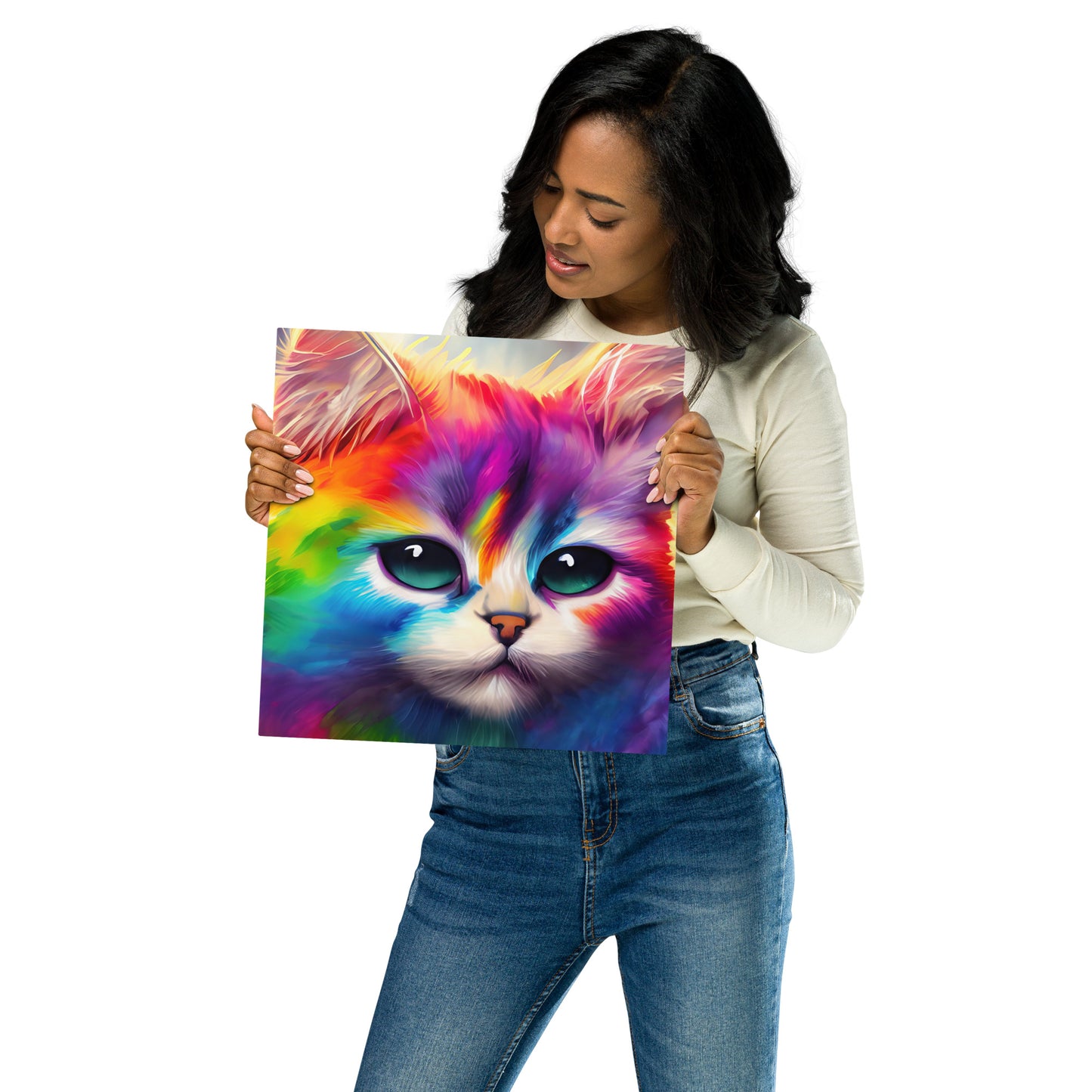 cat, colors, feline, rainbow, colorful, cats