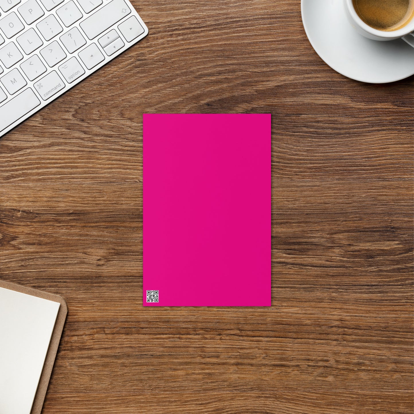 Stylish Grunge Pop Art Greeting Card - Rat Splattered In Vibrant Rainbow Colors, Perfect for Alternative Art Lovers, Dorm & Teen Room Décor