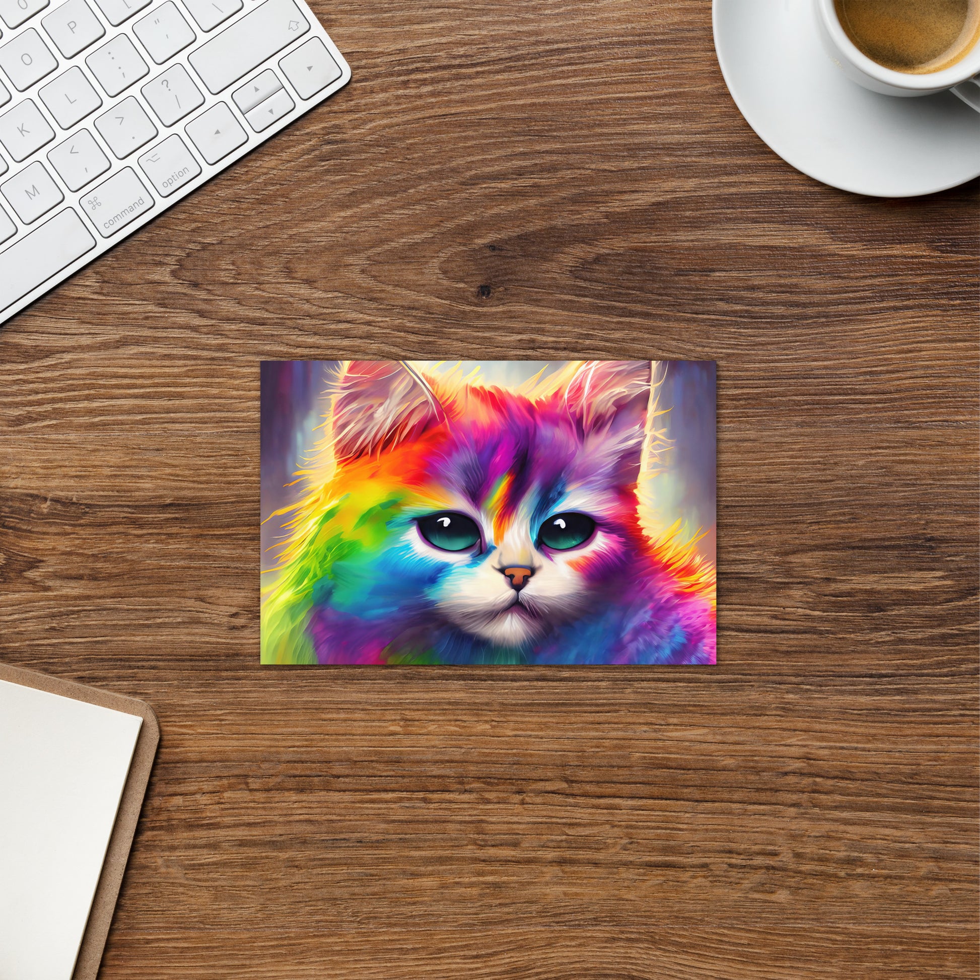 cat, feline, cats, pets, rainbow, colors, colorful, vibrant,