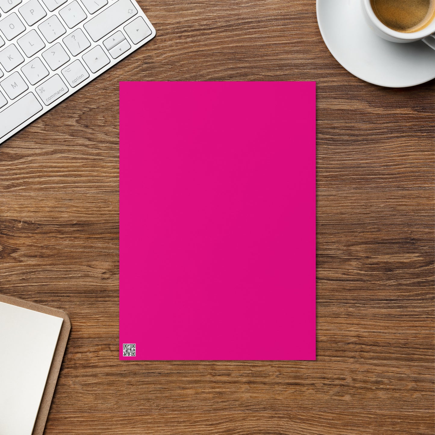 Stylish Grunge Pop Art Greeting Card - Rat Splattered In Vibrant Rainbow Colors, Perfect for Alternative Art Lovers, Dorm & Teen Room Décor