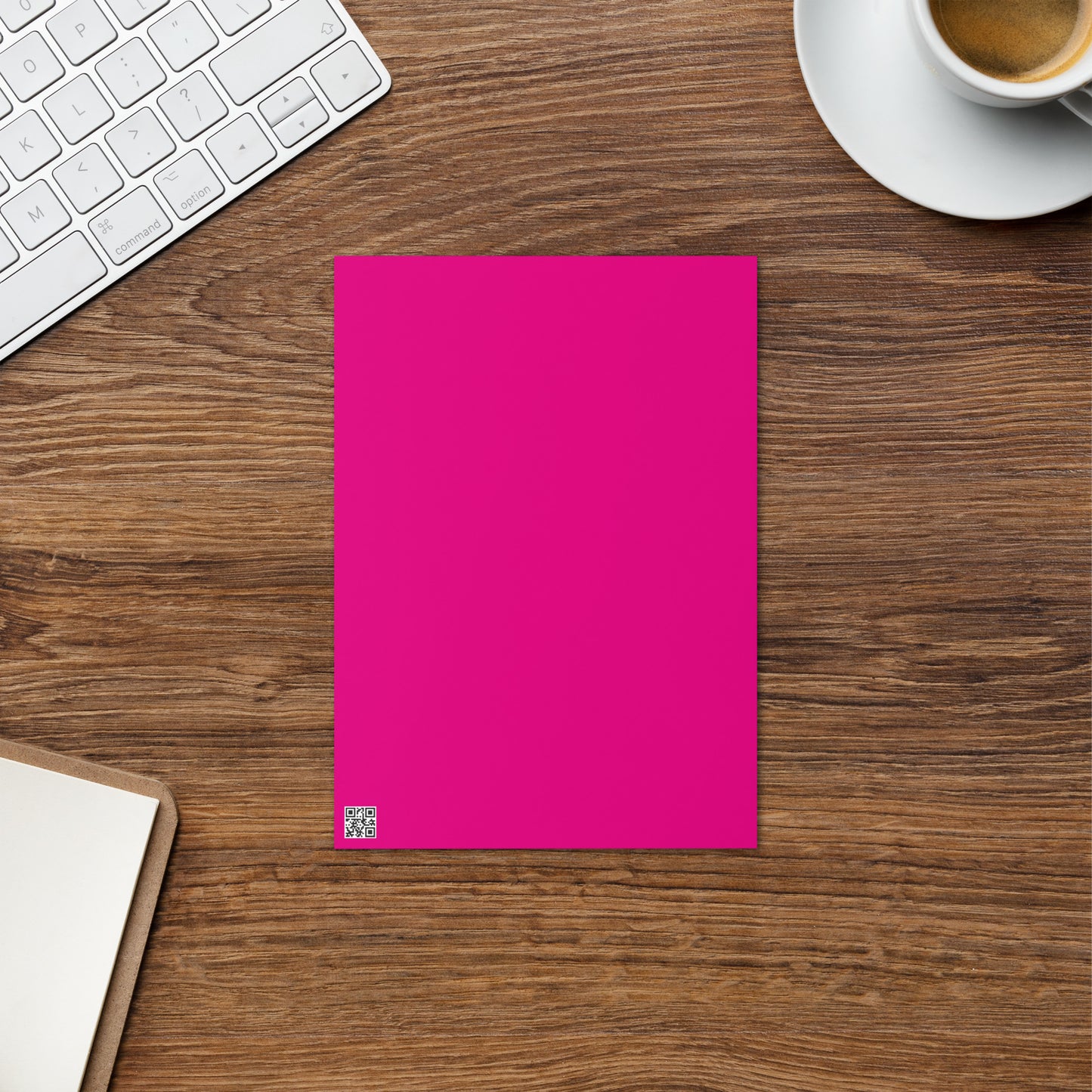 Stylish Grunge Pop Art Greeting Card - Rat Splattered In Vibrant Rainbow Colors, Perfect for Alternative Art Lovers, Dorm & Teen Room Décor