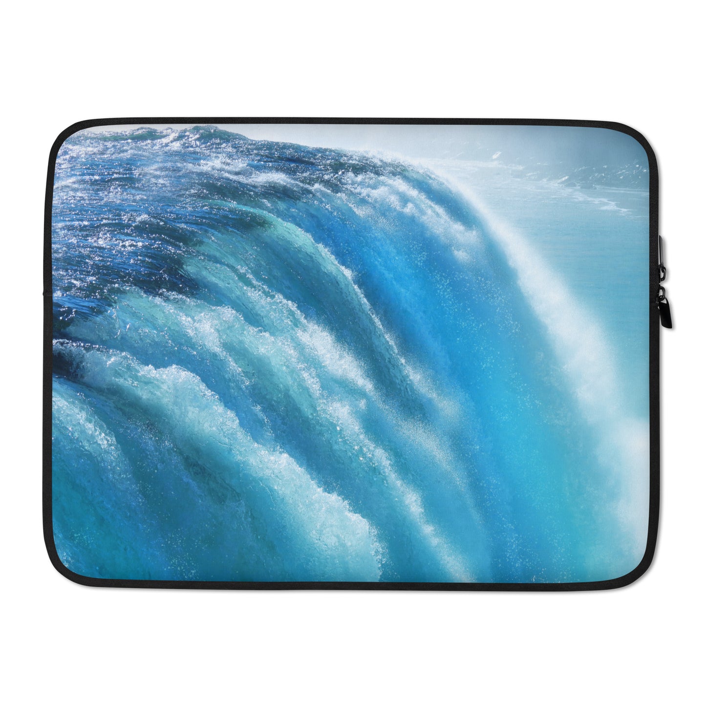 Majestic Niagara Falls Laptop Sleeve - Deep Blue Scenic Photography - Durable And Stylish Protective Case - Perfect for Travel And Office