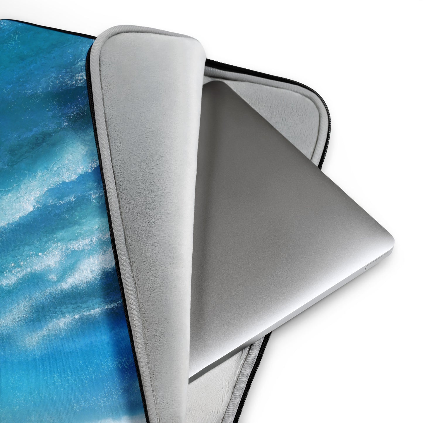 Majestic Niagara Falls Laptop Sleeve - Deep Blue Scenic Photography - Durable And Stylish Protective Case - Perfect for Travel And Office