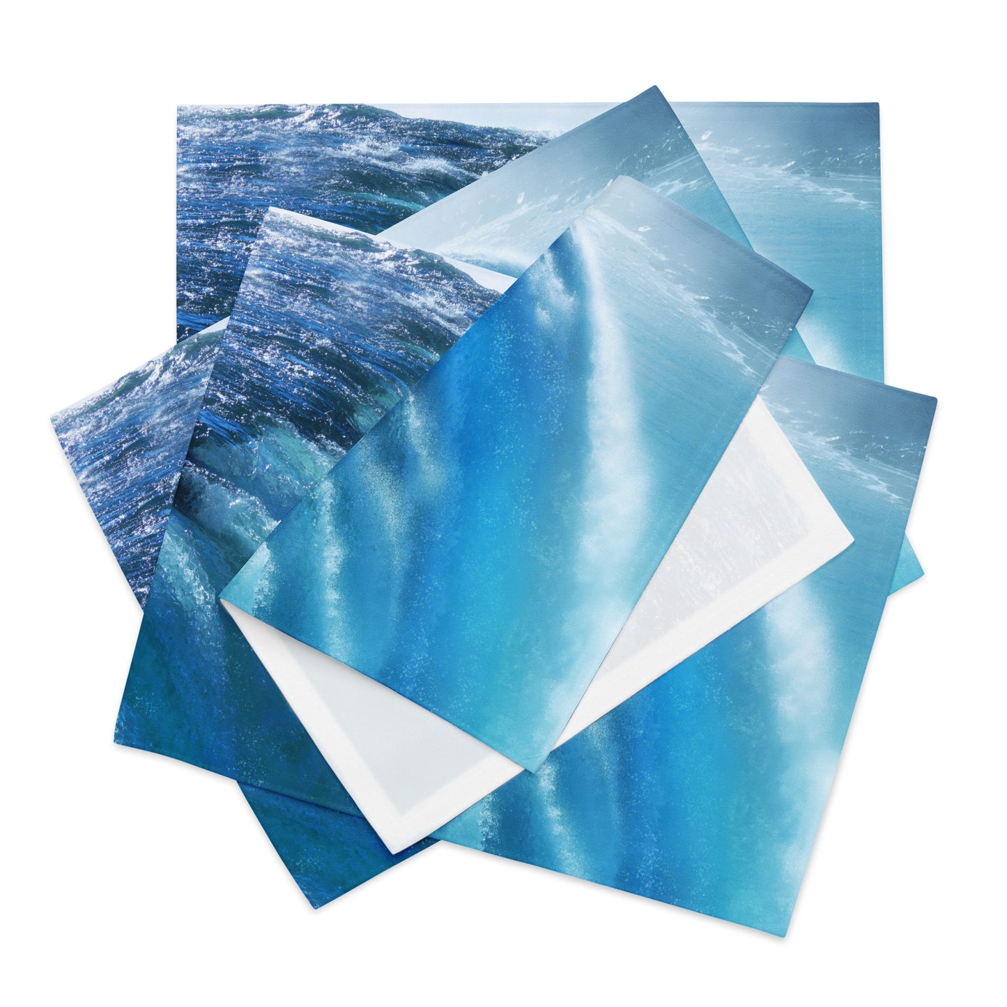 Vibrant Niagara Falls Table Placemat Set of 4 - Colorful Sharp Photography, Beautiful Blue Shades, Perfect Gift for Nature And Travel Lovers