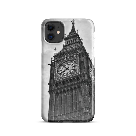 Big Ben iPhone® Snap Case - Stylish Black & White Photography, Phone Case For Durable Protection, Perfect Gift For Friends And Travelers