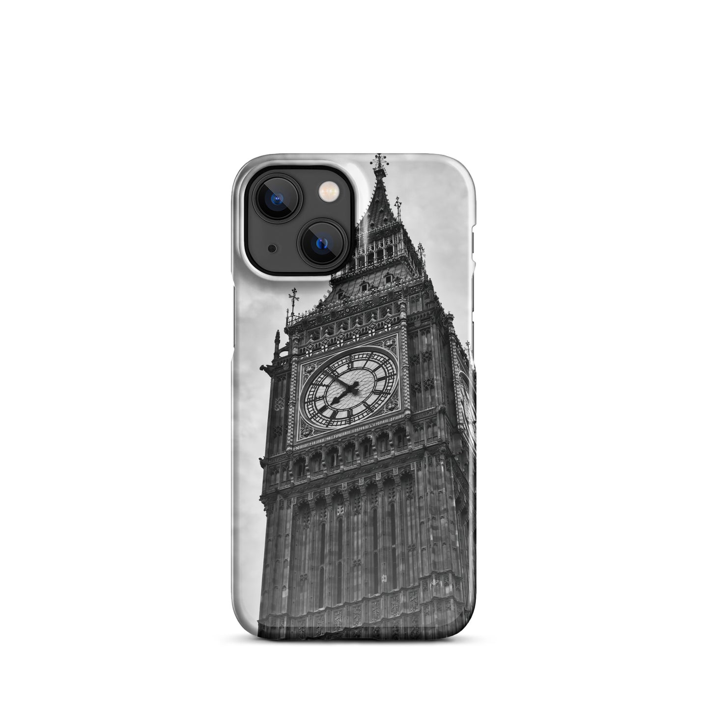 Big Ben iPhone® Snap Case - Stylish Black & White Photography, Phone Case For Durable Protection, Perfect Gift For Friends And Travelers