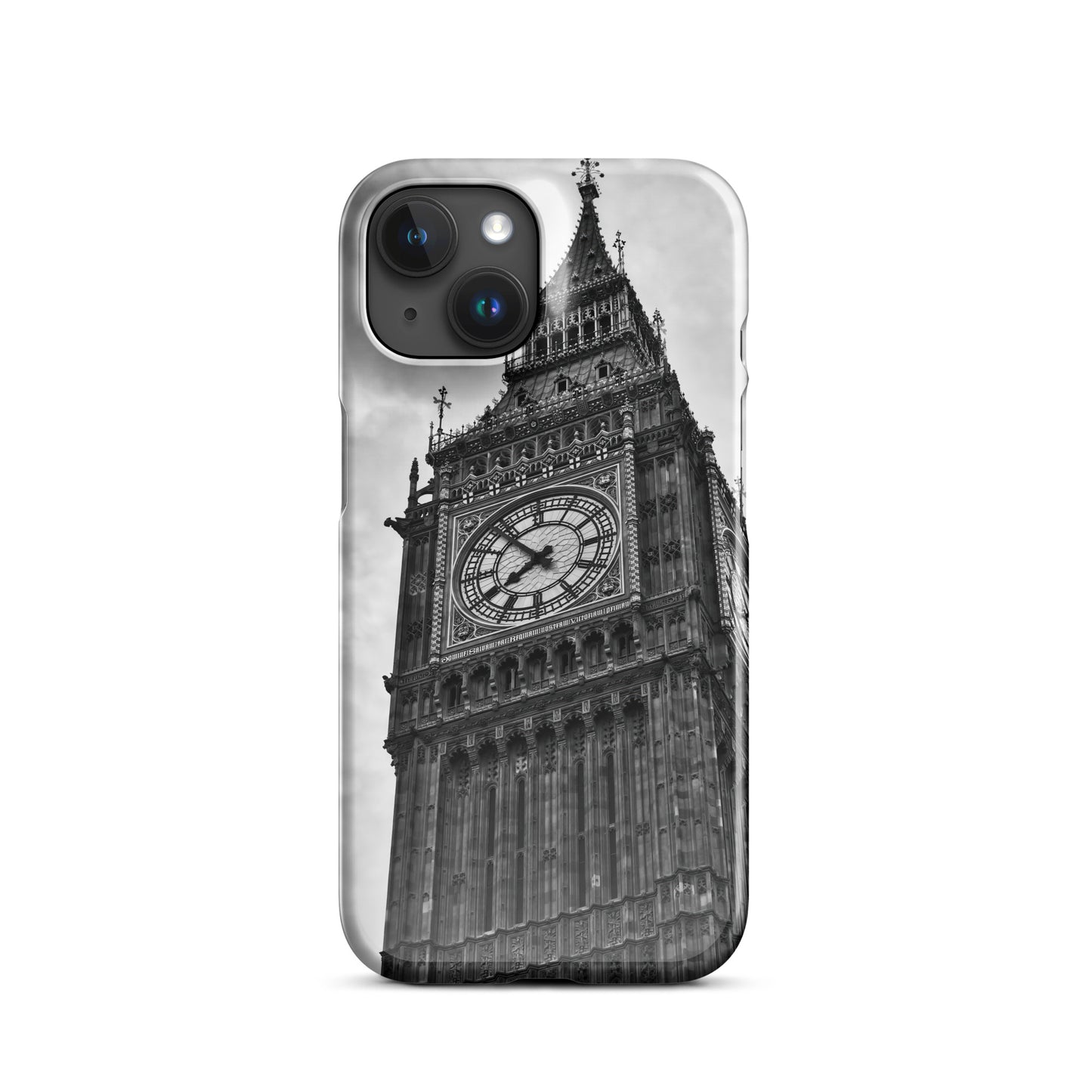 Big Ben iPhone® Snap Case - Stylish Black & White Photography, Phone Case For Durable Protection, Perfect Gift For Friends And Travelers