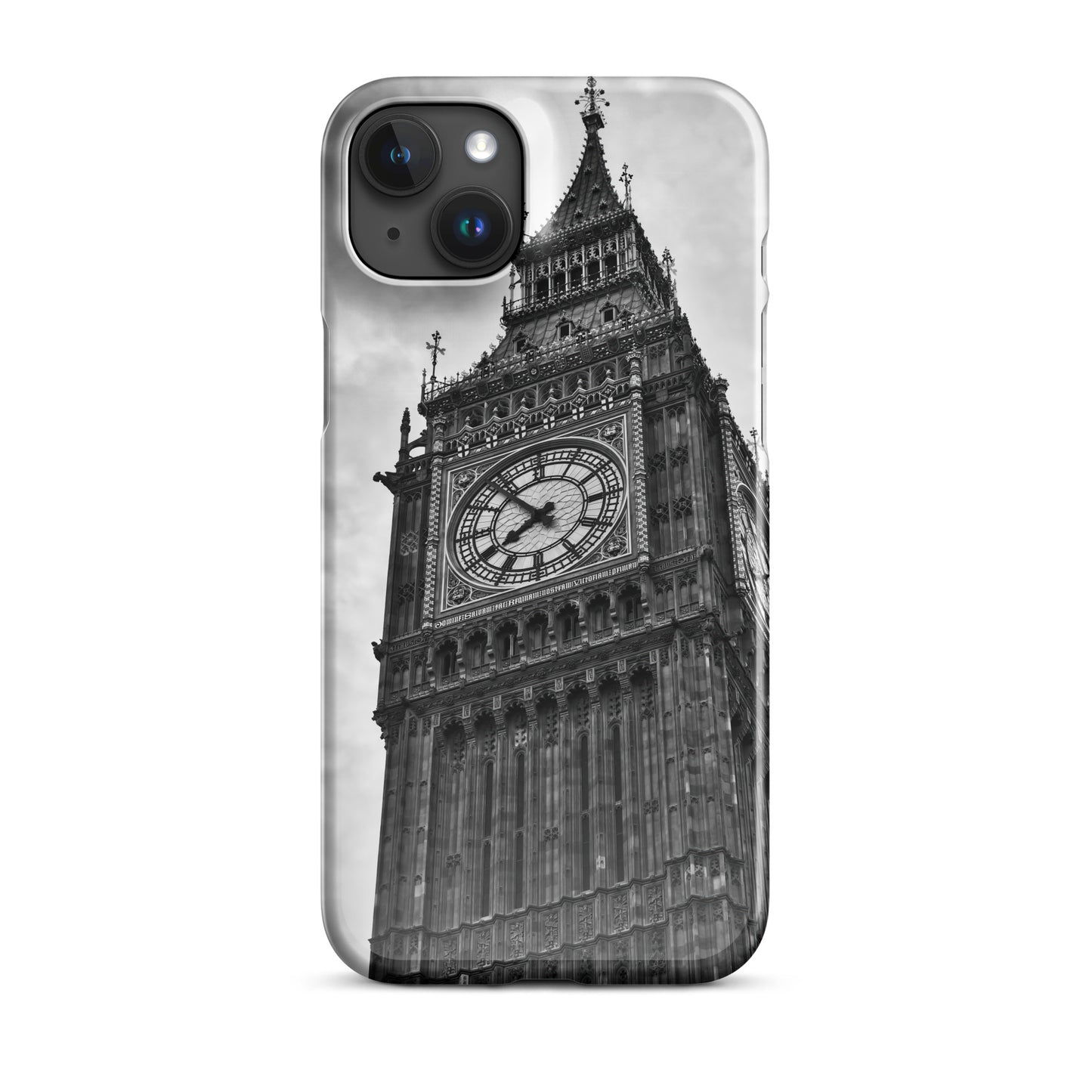 Big Ben iPhone® Snap Case - Stylish Black & White Photography, Phone Case For Durable Protection, Perfect Gift For Friends And Travelers