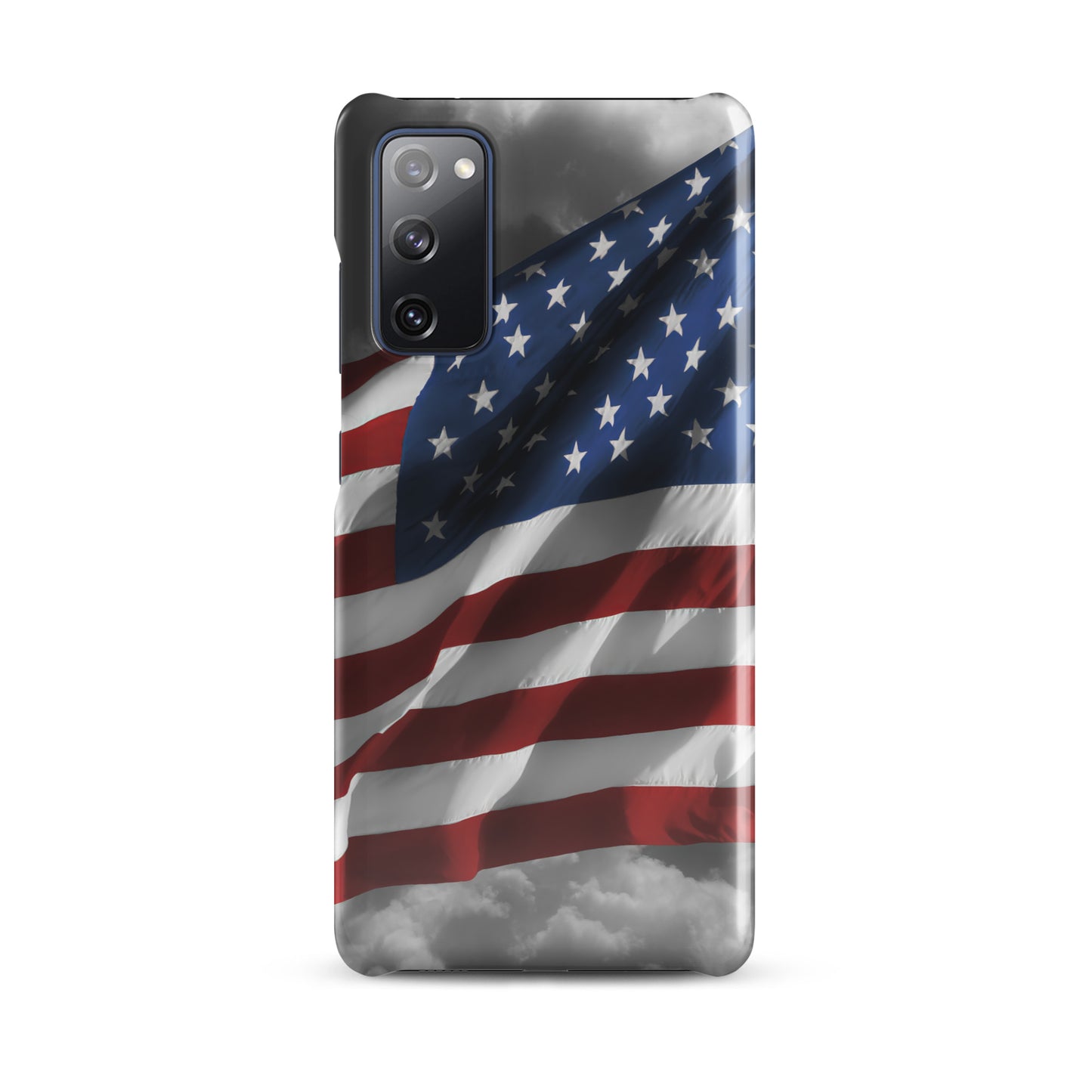 Patriotic Snap Case For Samsung® Phones - Old Glory American Flag With Color Splash Effect - Perfect For Fourth Of July & American Holidays