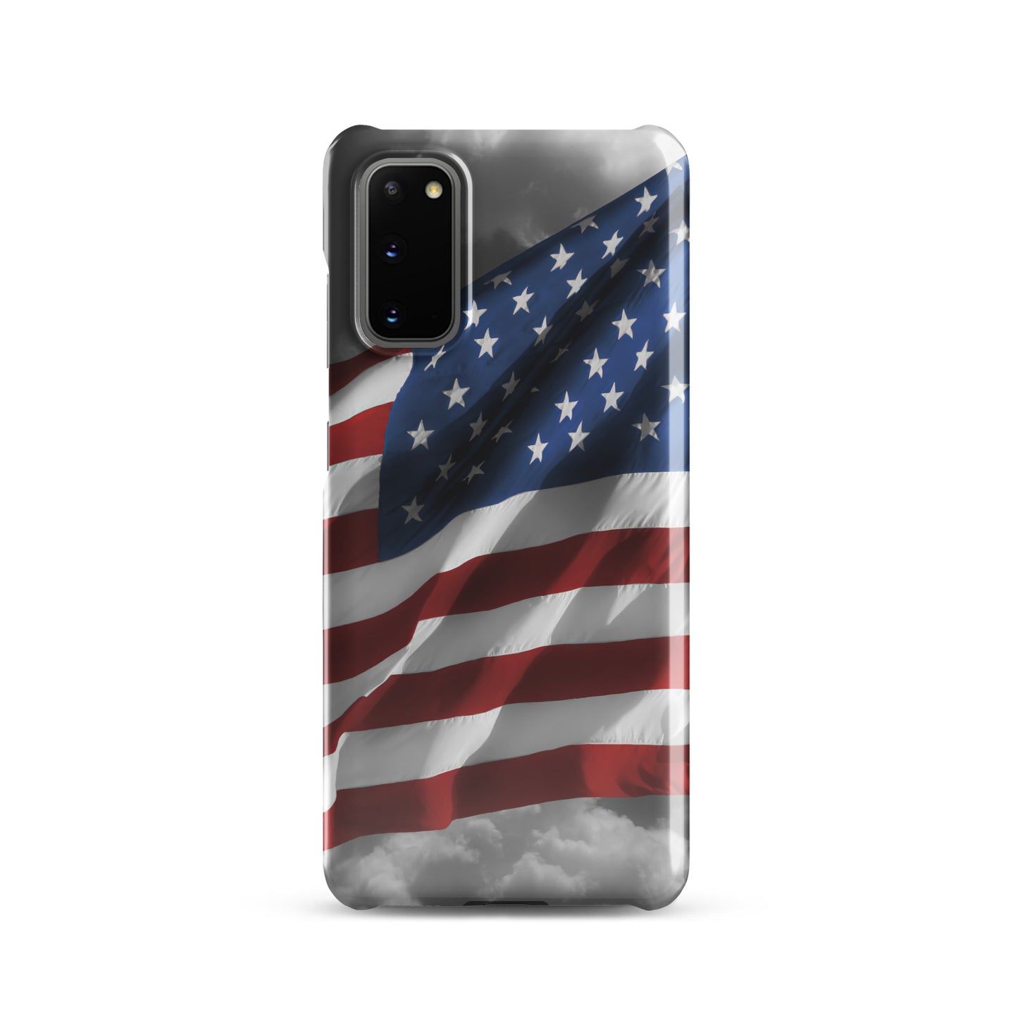 Patriotic Snap Case For Samsung® Phones - Old Glory American Flag With Color Splash Effect - Perfect For Fourth Of July & American Holidays