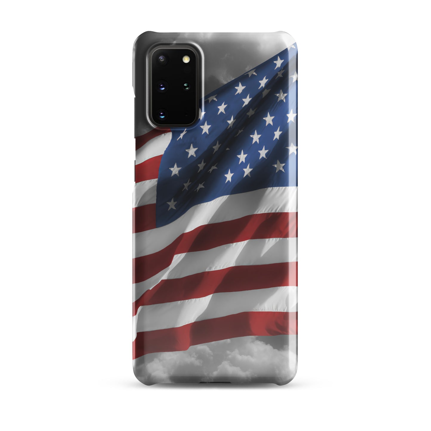 Patriotic Snap Case For Samsung® Phones - Old Glory American Flag With Color Splash Effect - Perfect For Fourth Of July & American Holidays
