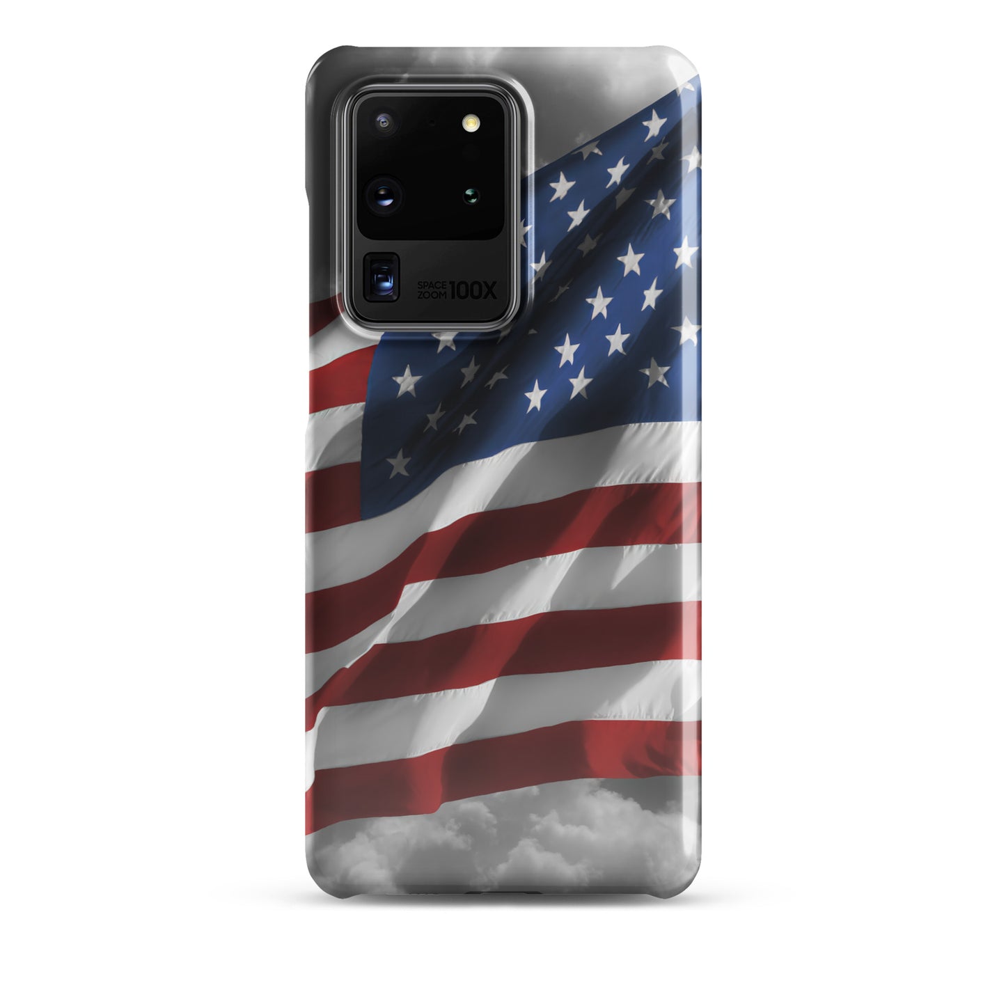 Patriotic Snap Case For Samsung® Phones - Old Glory American Flag With Color Splash Effect - Perfect For Fourth Of July & American Holidays
