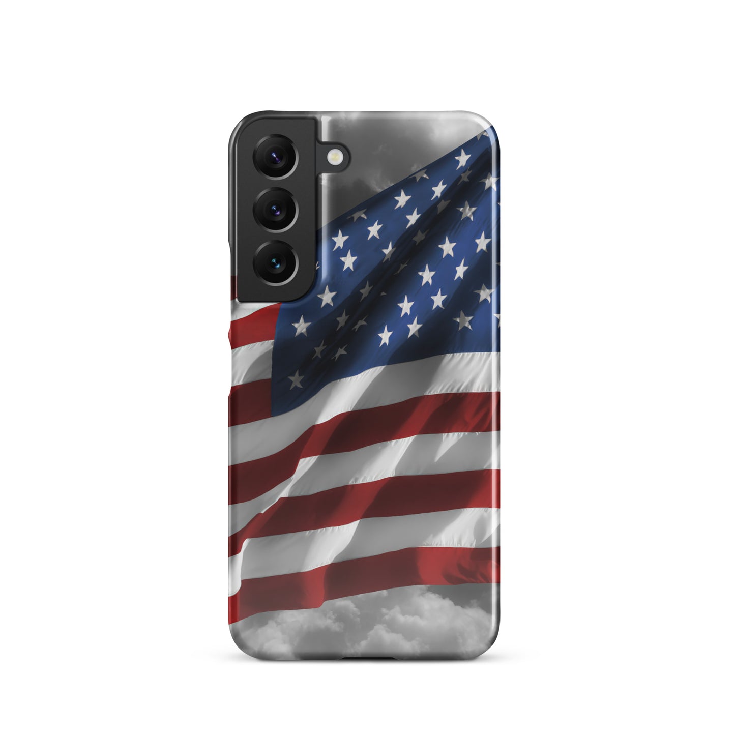 Patriotic Snap Case For Samsung® Phones - Old Glory American Flag With Color Splash Effect - Perfect For Fourth Of July & American Holidays