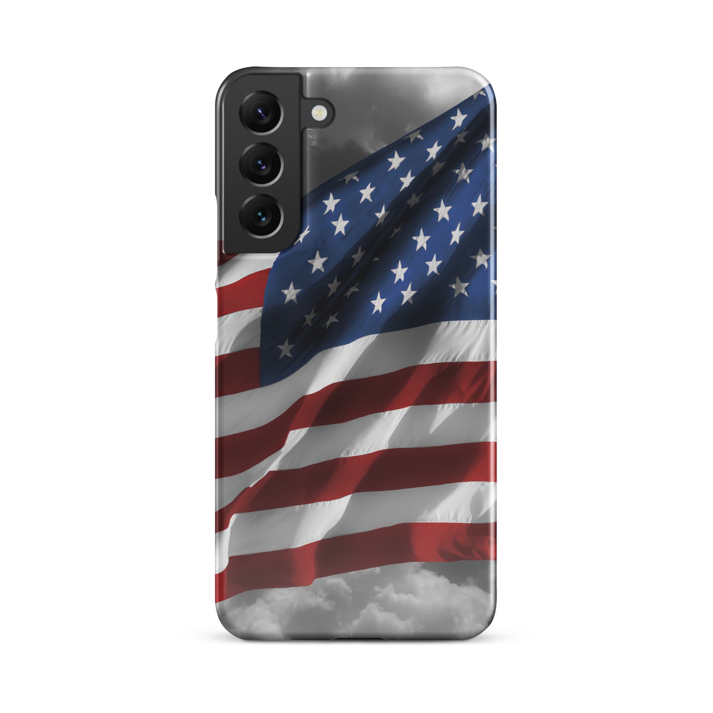 Patriotic Snap Case For Samsung® Phones - Old Glory American Flag With Color Splash Effect - Perfect For Fourth Of July & American Holidays