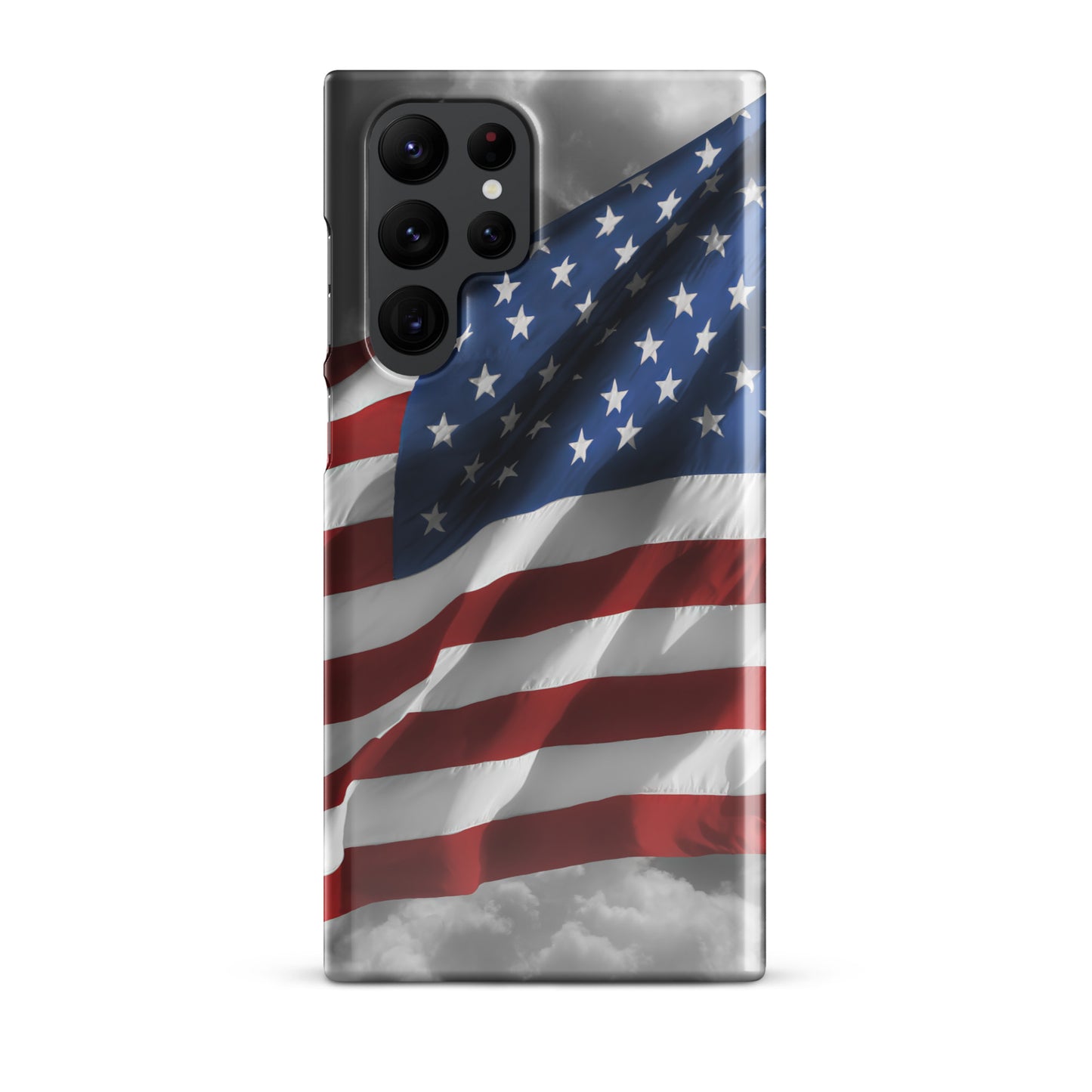 Patriotic Snap Case For Samsung® Phones - Old Glory American Flag With Color Splash Effect - Perfect For Fourth Of July & American Holidays