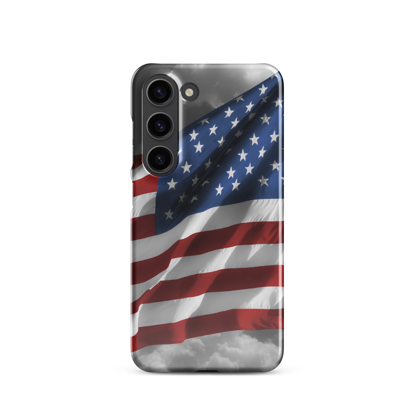 Patriotic Snap Case For Samsung® Phones - Old Glory American Flag With Color Splash Effect - Perfect For Fourth Of July & American Holidays