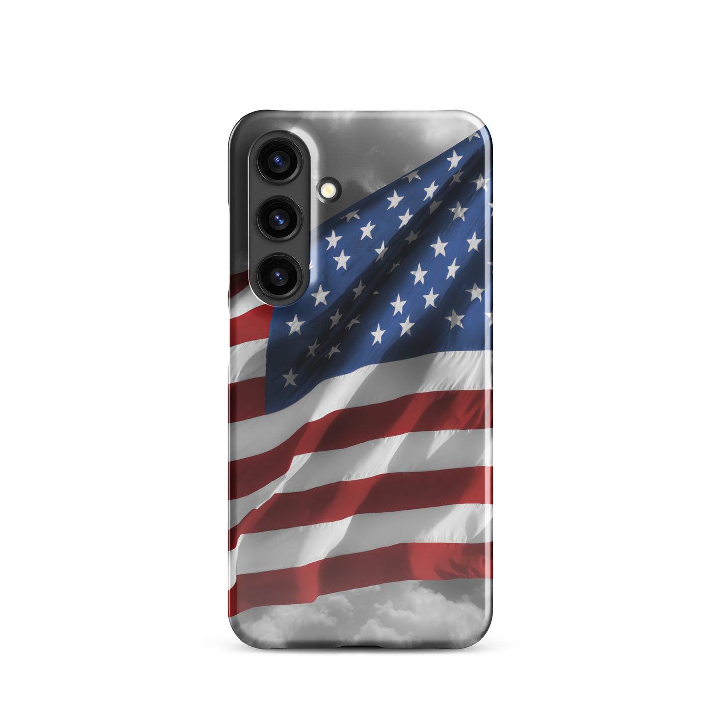 Patriotic Snap Case For Samsung® Phones - Old Glory American Flag With Color Splash Effect - Perfect For Fourth Of July & American Holidays