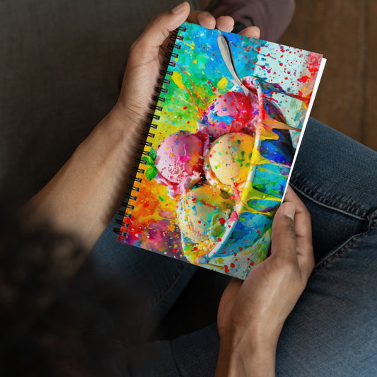 ice cream, desert, sweets, treats, colors, colorful, art